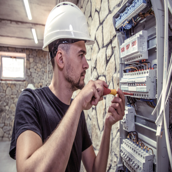 Armoire électrique.